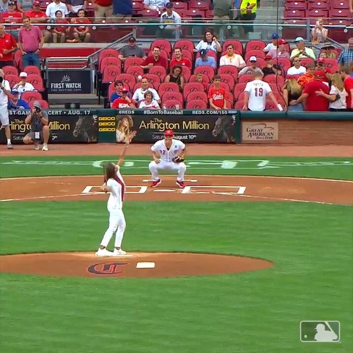 Still one of the coolest first pitches I've ever seen.