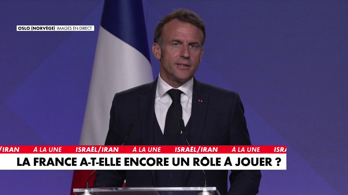 Emmanuel Macron : «Il n'y a pas de légalité à ces frappes», à propos des frappes américaines sur les sites nucléaires iraniens