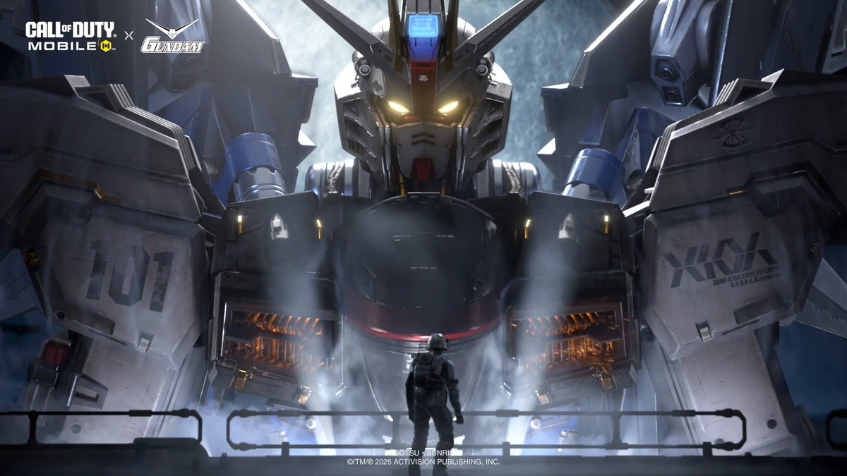 Standing in the shadow of a titan. 😳 Gundam x CODM coming soon!