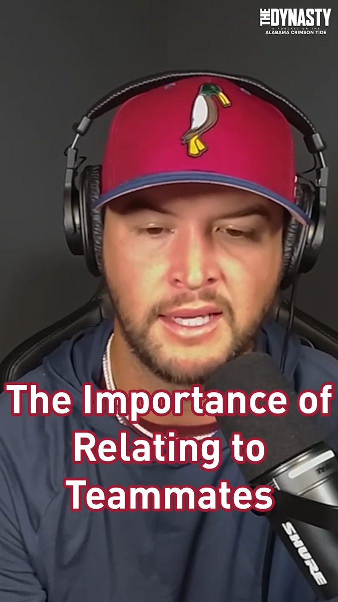 "You have to build a rapport with every dude on your team ... and then also go out and perform." AJ McCarron says building relationships is critical as a QB. #RollTide