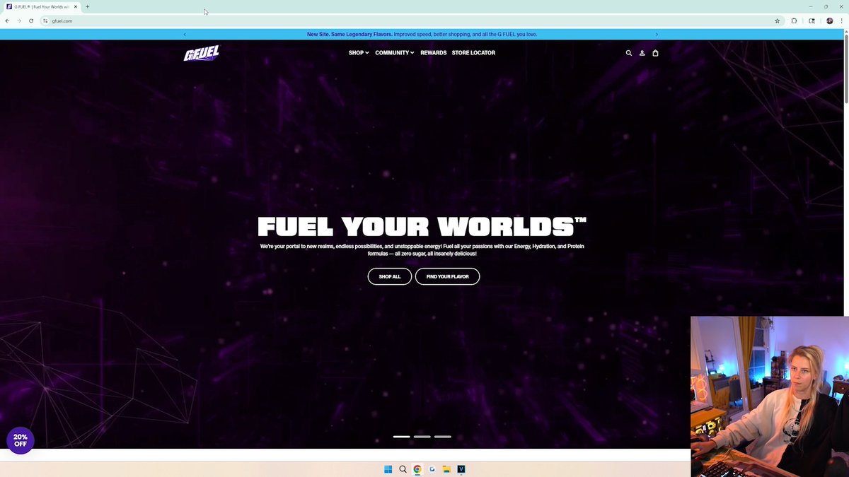 🚨 NEW SITE. 🔥 SAME G FUEL.