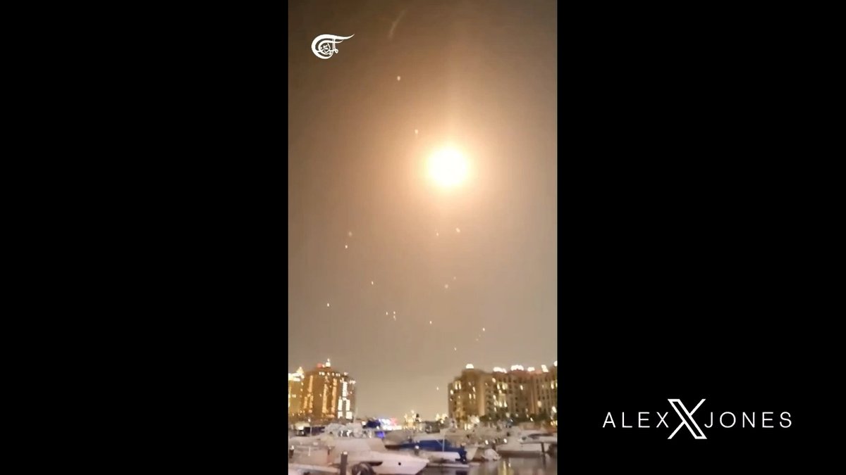 WATCH: Iranian Missiles Rain Down Over US Military Bases In Qatar In Tit For Tat Attack No US Troops Reported Injured After Iran's Retaliation