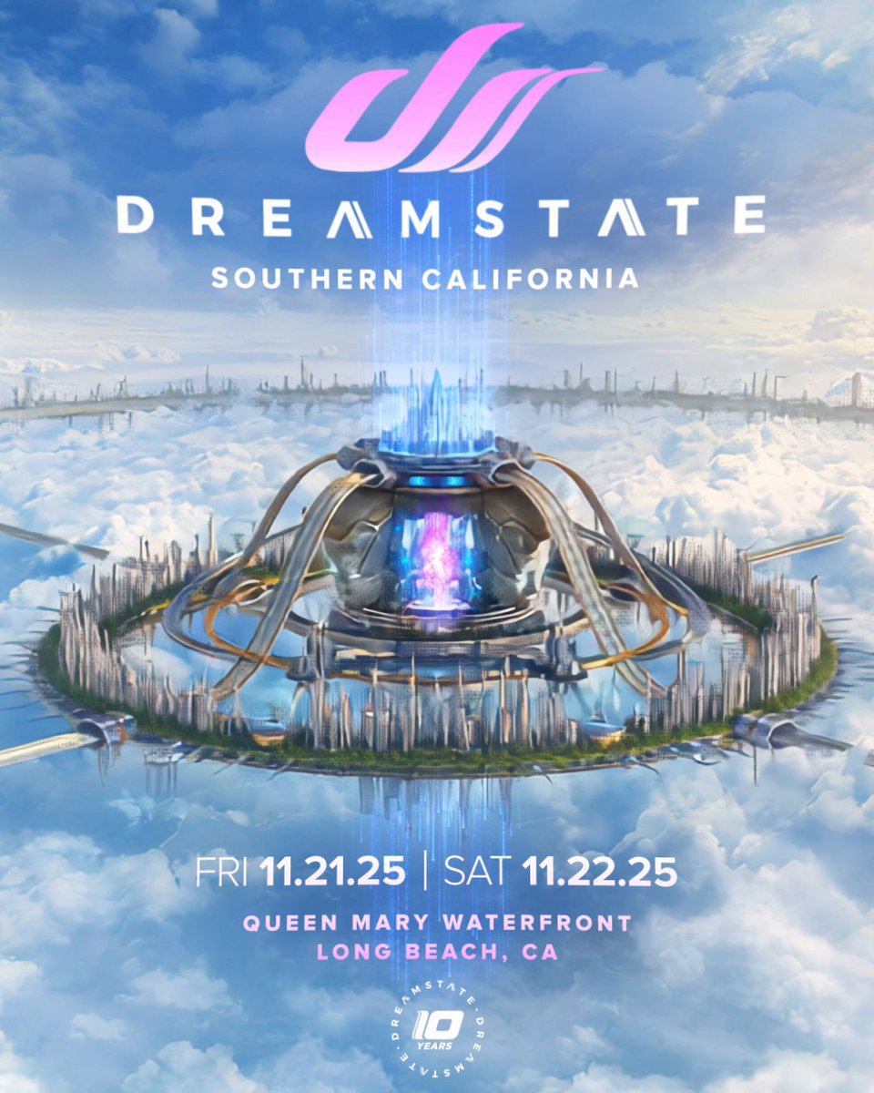This year, we descend upon a euphoric celebration—a decade of trance, love, and dreams coming alive.🌌✨ Your Trance Destination Awaits—November 21 + 22, 2025.💙☁️ Tickets On Sale Thursday, July 17 at 12PM PT →