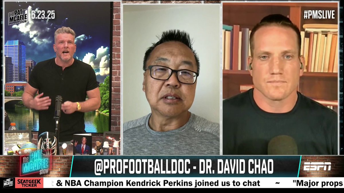 "When you have Achilles tendinitis there is some inflammation and injury to the tendon itself.. Which makes it potentially more vulnerable to tearing" ~ David J. Chao - ProFootballDoc #PMSLive