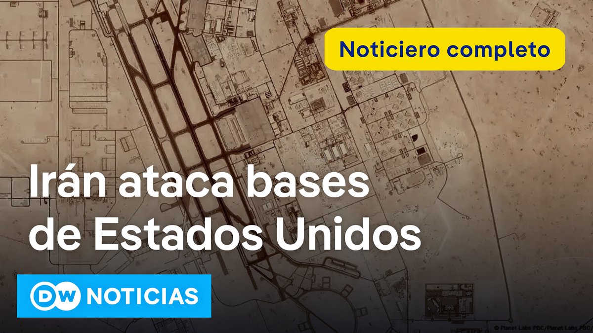 DW Noticias 23 junio: Irán lanza misión 'Anuncio de victoria' y ataca bases de EE. UU. en Catar e Irak La República Islámica de Irán confirmó que bombardeó con misiles las bases militares estadounidenses en Catar e Irak. Según informó la televisión estatal iraní, lo hizo en respuesta a los bombardeos estadounidenses del fin de semana contra sus instalaciones nucleares. /ngd