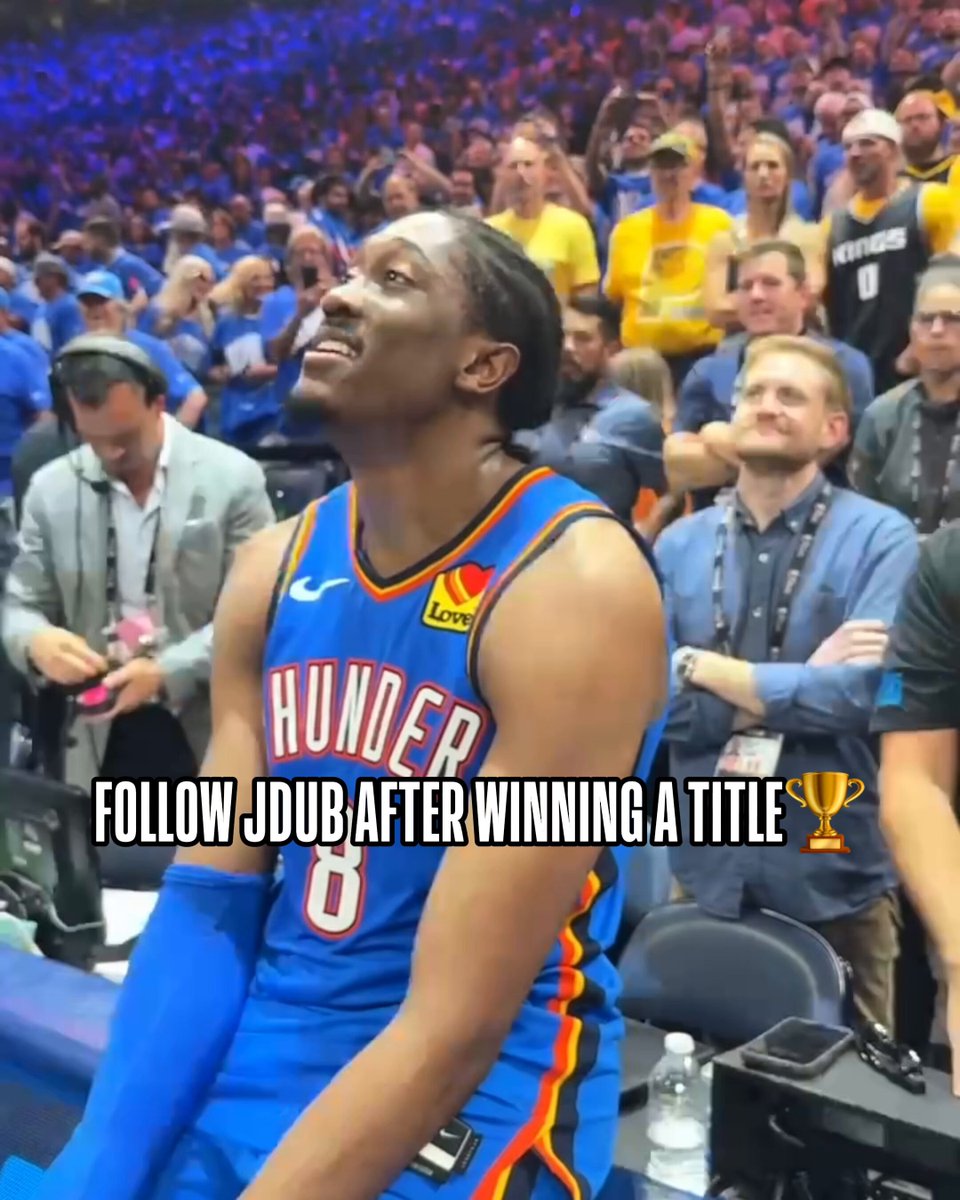 FROM THE FINAL BUZZER TO THE LOCKER ROOM ‼️ Follow therealjalenwilliams after he won his first NBA Championship with the OKC THUNDER 🏆