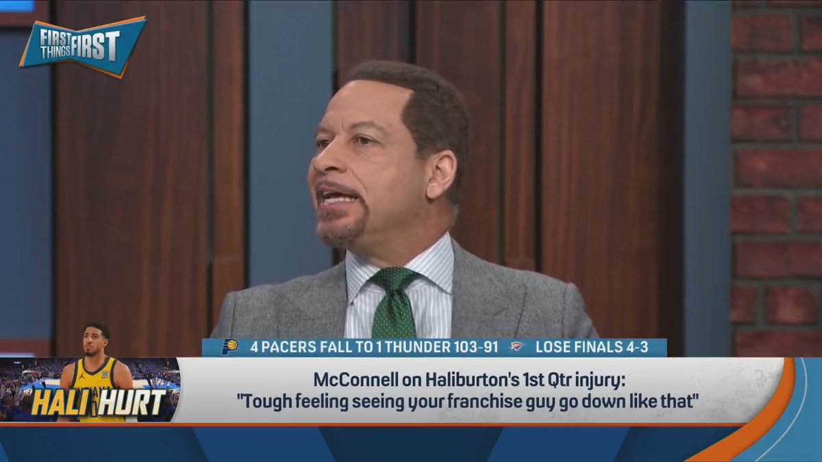 “He had to play. If he had sat out, and they lost in 6 or 7 games, I think within himself he would’ve been always wondering.” Chris Broussard on Tyrese Haliburton playing in Game 7: