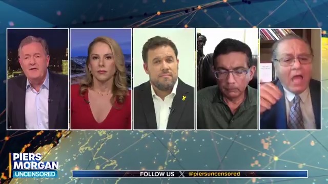 "I will bring a MAJOR lawsuit on your head!" Kaveh Afrasiabi grows incensed at Piers Morgan for mentioning he was arrested on charges of spying for Iran. Piers: "Do what you like mate, I couldn't give a damn." 📺 Piers Morgan