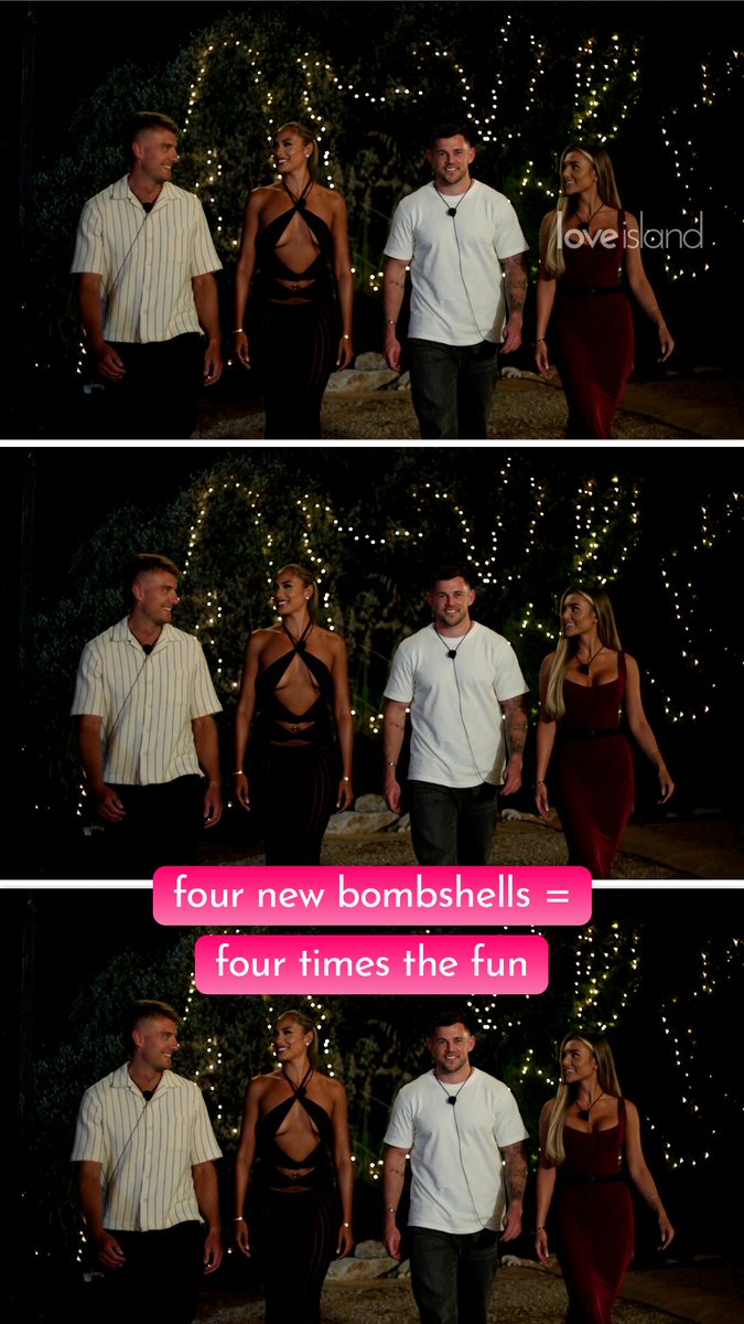 Four new bombshells just dropped 👀 Say hello to Poppy, Giorgio, Caprice and Will… Let the games begin! #LoveIsland