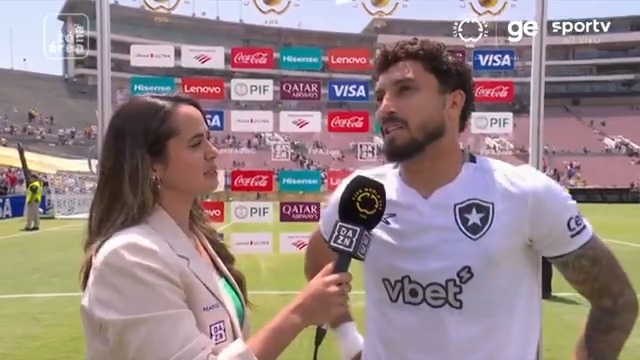“Pra quem ia só conhecer o Mickey, nada mal.” 🎙️ Alex Telles, após classificação do Botafogo para as oitavas de final da Copa do Mundo de Clubes. 🎥 sportv | ge