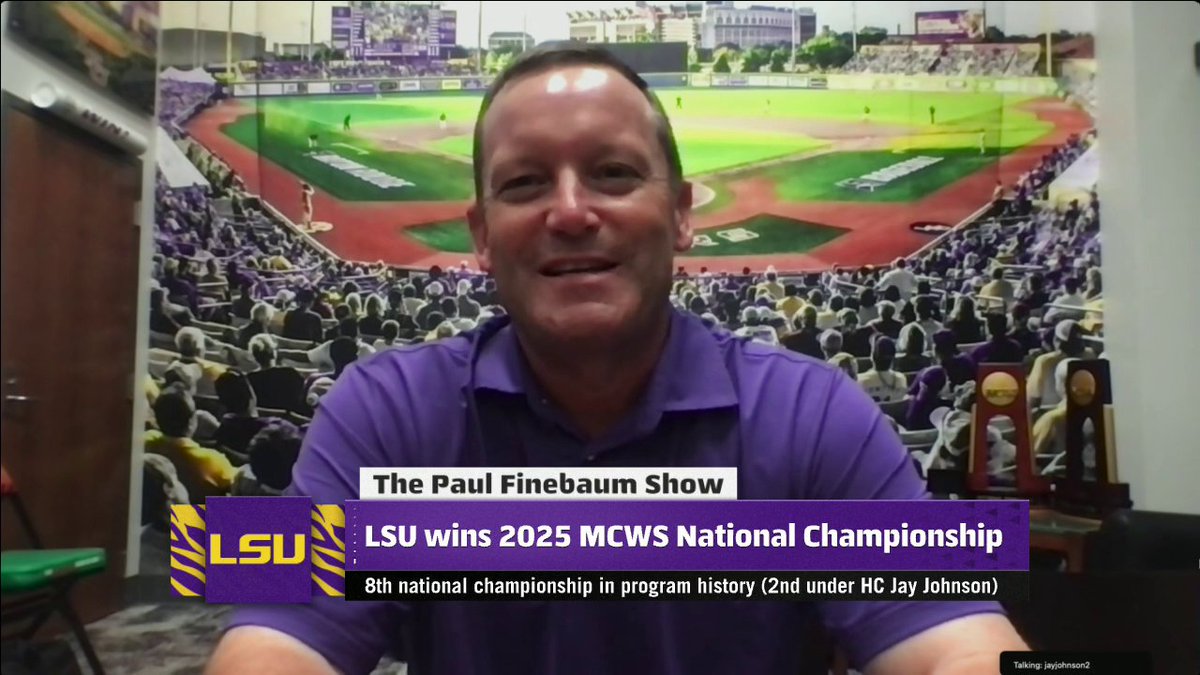 “The best part of being the head coach at LSU is the relationship I’ve been able to build with Coach Bertman.” Jay Johnson gives praise to Skip Bertman and the legacy of LSU Baseball 🏆