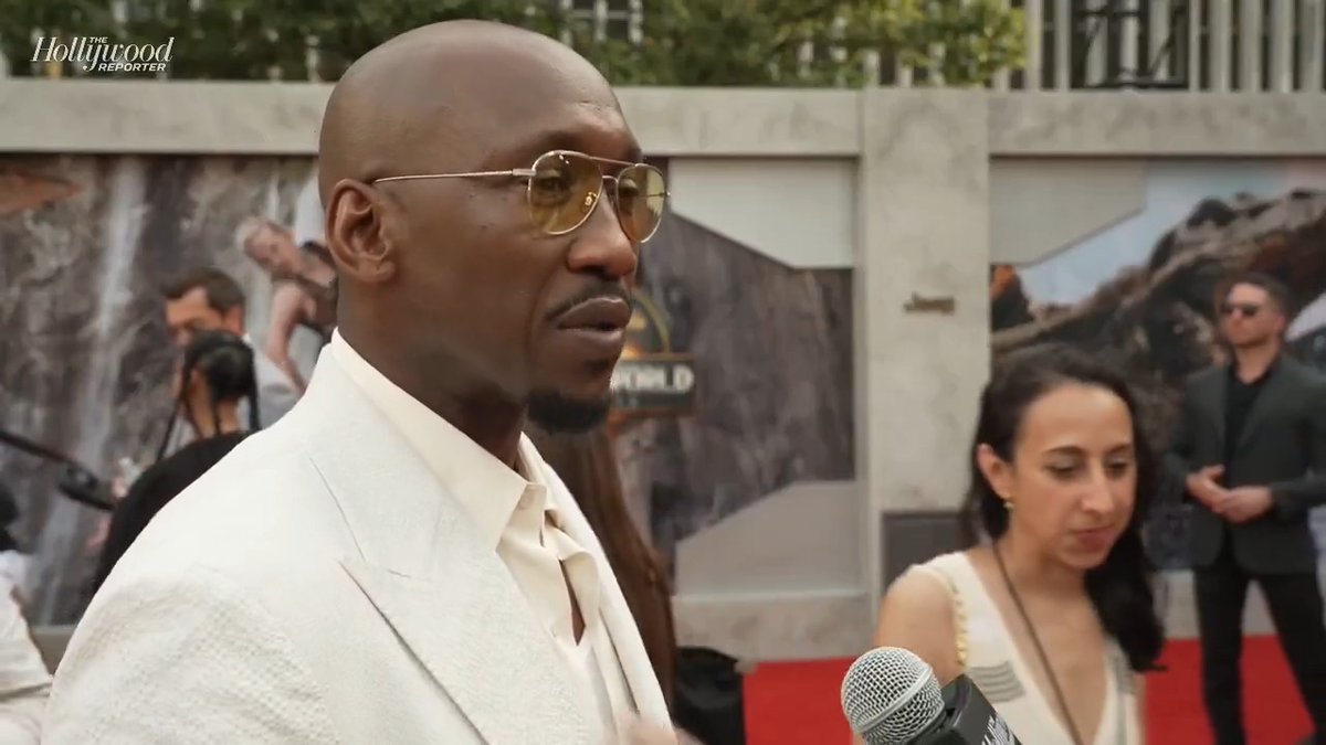 "The best part of it is actually completing it," - #JurassicWorldRebirth star Mahershala Ali gives insight into the filming process of the film