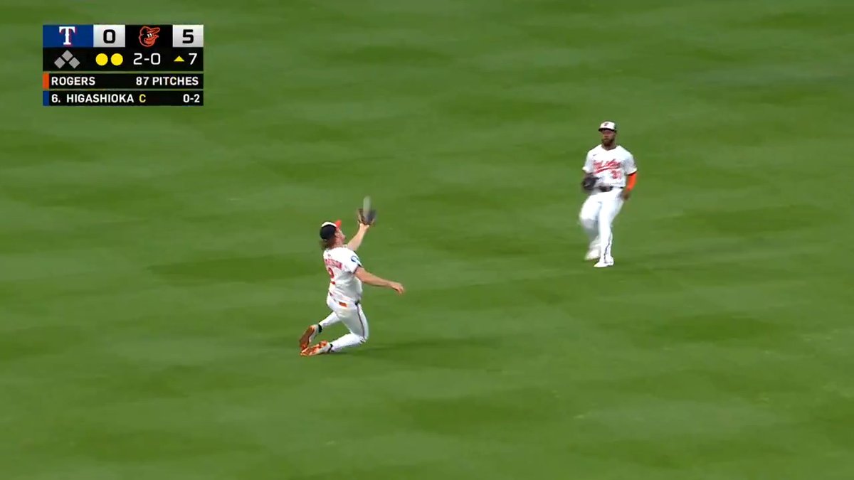 Gunnar Henderson shows off the range and makes the incredible sliding grab 😤