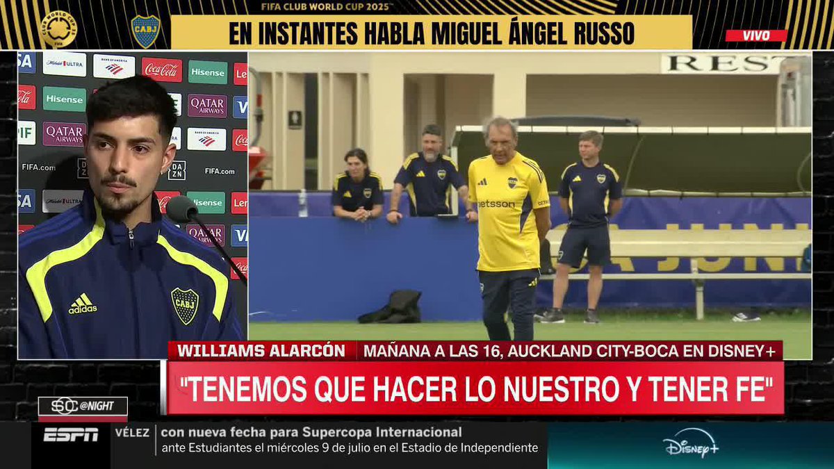 🗣️WILLIAMS ALARCÓN: "Fue buen Mundial de Clubes, cambiamos la cara de lo que fue el último tiempo. Sirvió para saber que TENEMOS UN NIVEL MÁS ALTO de lo que habíamos mostrado, estamos con mucha fe".