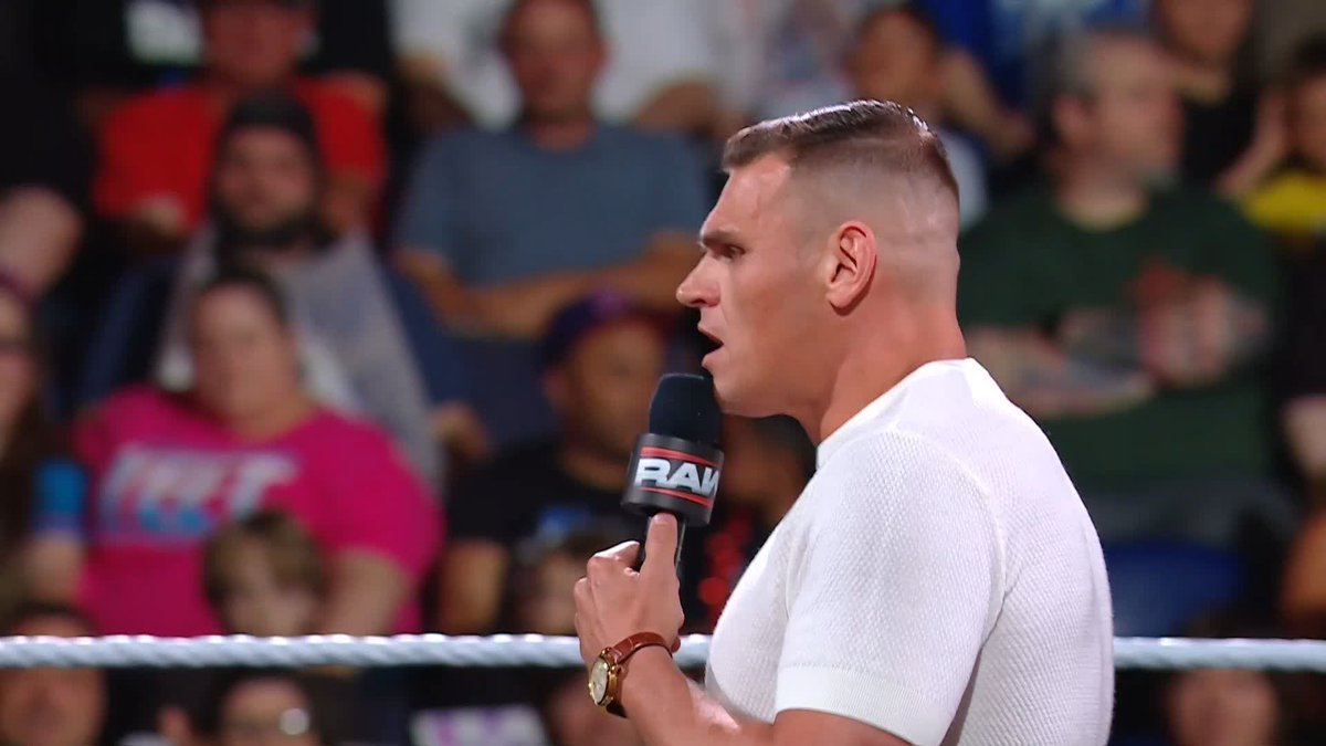 GUNTHER is all fired up right now! 🎤 #WWERaw