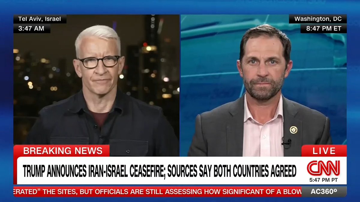 "We don't know what's fact from fiction at this point": Rep. Jason Crow reacts to the Israel-Iran ceasefire announced by Pres. Trump.
