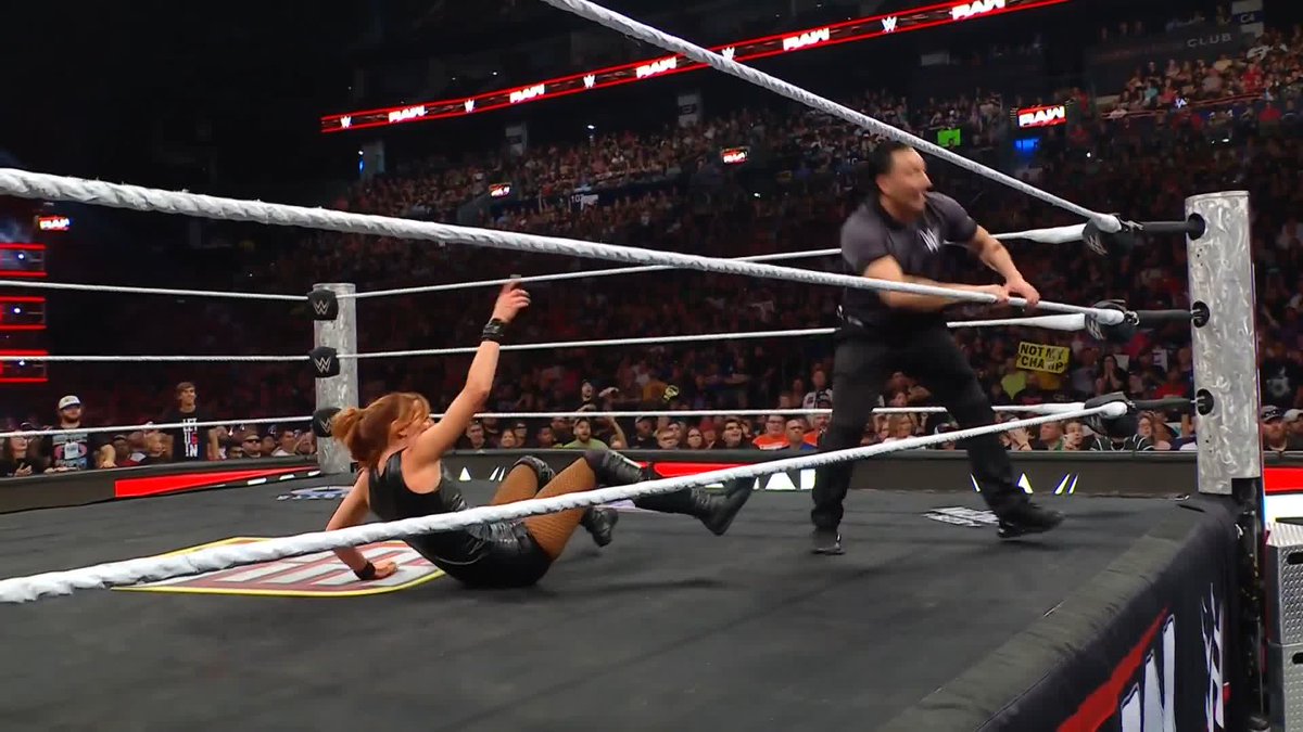 It's absolute PANDEMONIUM over here! #WWERaw