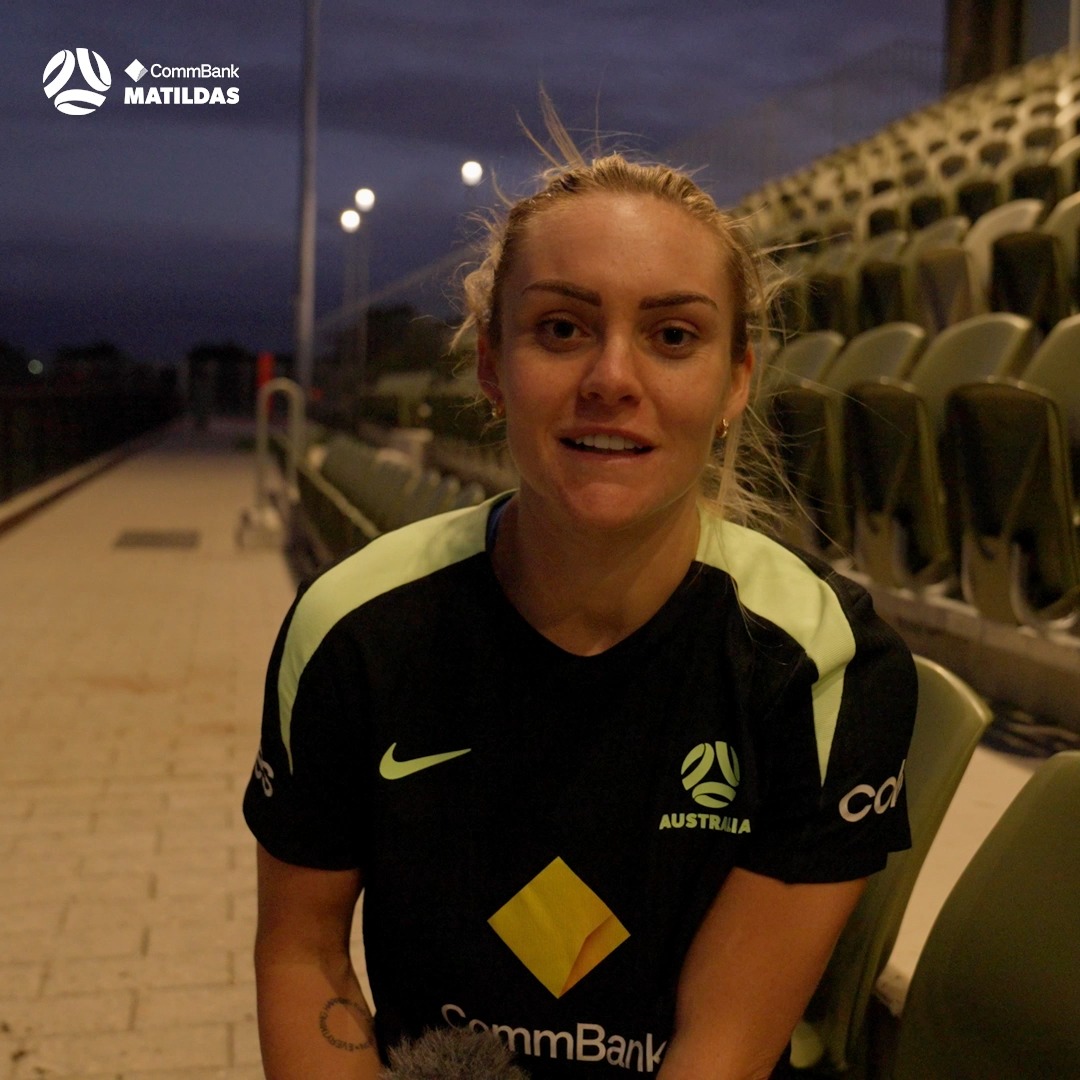 “Really excited to be here in Perth. Feels like a new era with the new coach, Joe, and coaching staff.” 💬 Hear from Ellie Carpenter following our first session in Perth. #Matildas #WAtheDreamState Western Australia