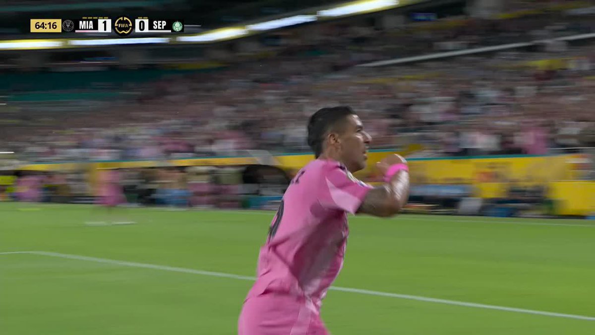 ¡QUE GOLAZO, LUCHO! SUÁREZ MARCÓ EL 2-0 DE INTER MIAMI ANTE PALMEIRAS EN EL MUNDIAL DE CLUBES.