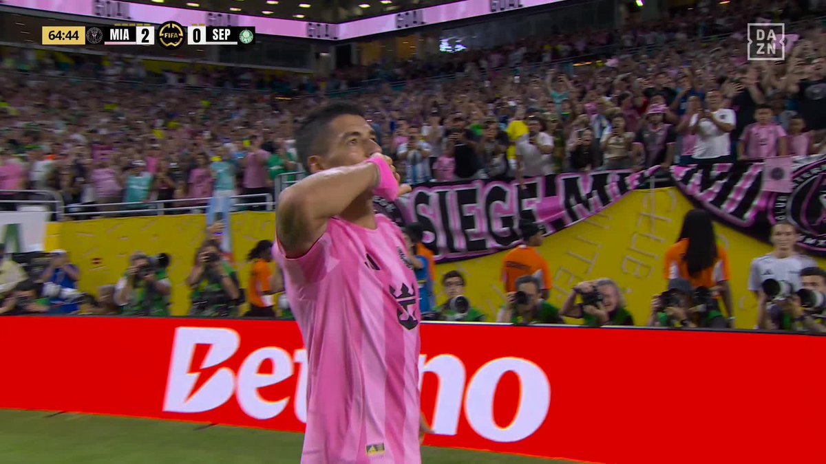 No estamos llorando, se nos metió un golazo de Luis Suárez Prime en el ojo. Vean nada más lo que se inventó Lucho ante Palmeiras. “Nunca subestimes el corazón de un campeón". 🥹🥹🥹