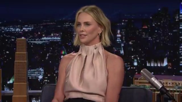 “I think the world of her.” -Charlize Theron (Charlize Theron) on getting Uma Thurman on board for The Old Guard 2! #FallonTonight