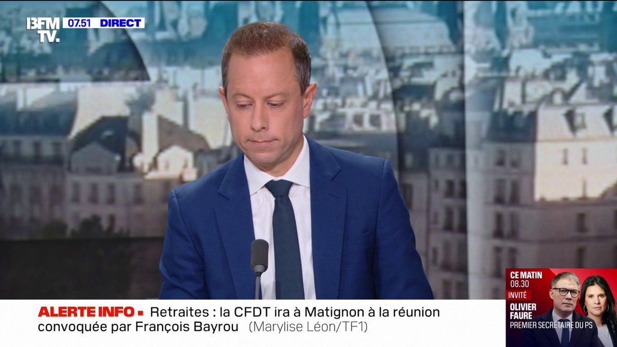 "François Bayrou a lié son destin à ce conclave" Syndicats et patronat échouent à se mettre d'accord pendant le conclave sur les retraites L'édito de Guillaume Daret