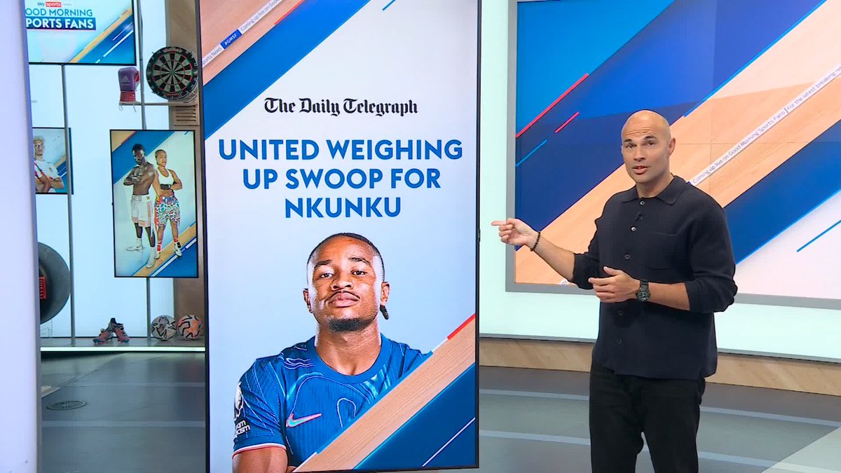 Chelsea and Manchester United are considering the possibility of an Alejandro Garnacho and Christopher Nkunku swap, according to The Daily Telegraph 📝