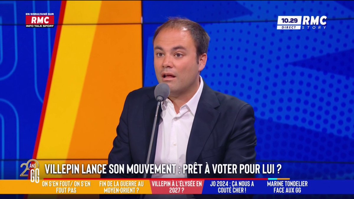 🗳️ Villepin en route pour 2027 : prêt à voter pour lui ? 🗣️ Charles Consigny : "C'est vrai qu'il est excellent. C'est nourri d'un long parcours, d'une réflexion et d'une connaissance des grands sujets. Je pense que c'est une personnalité haut gamme et ça nous change." #GGRMC