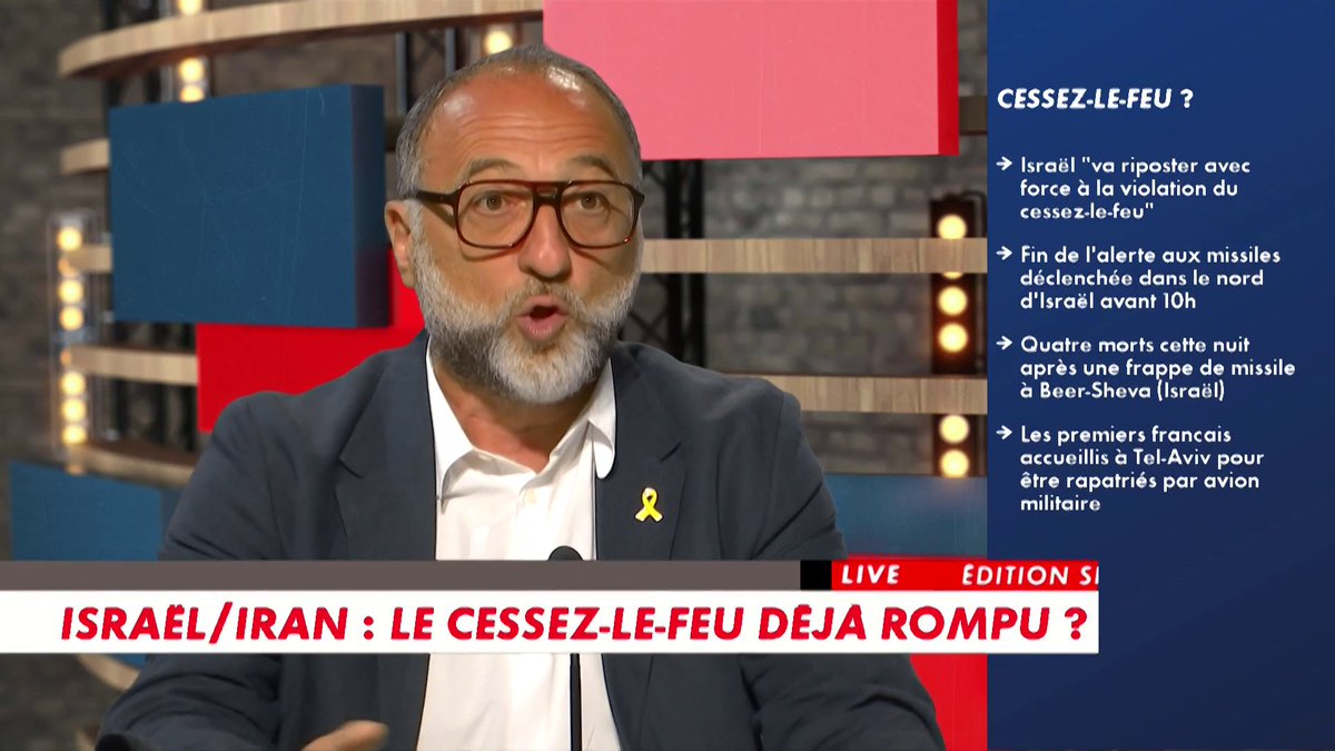 «L’Iran ment en permanence car le cessez-le-feu pour eux est impossible, il ne faut pas croire les mollahs iraniens», déclare vivement Frank Tapiro dans #MorandiniLive