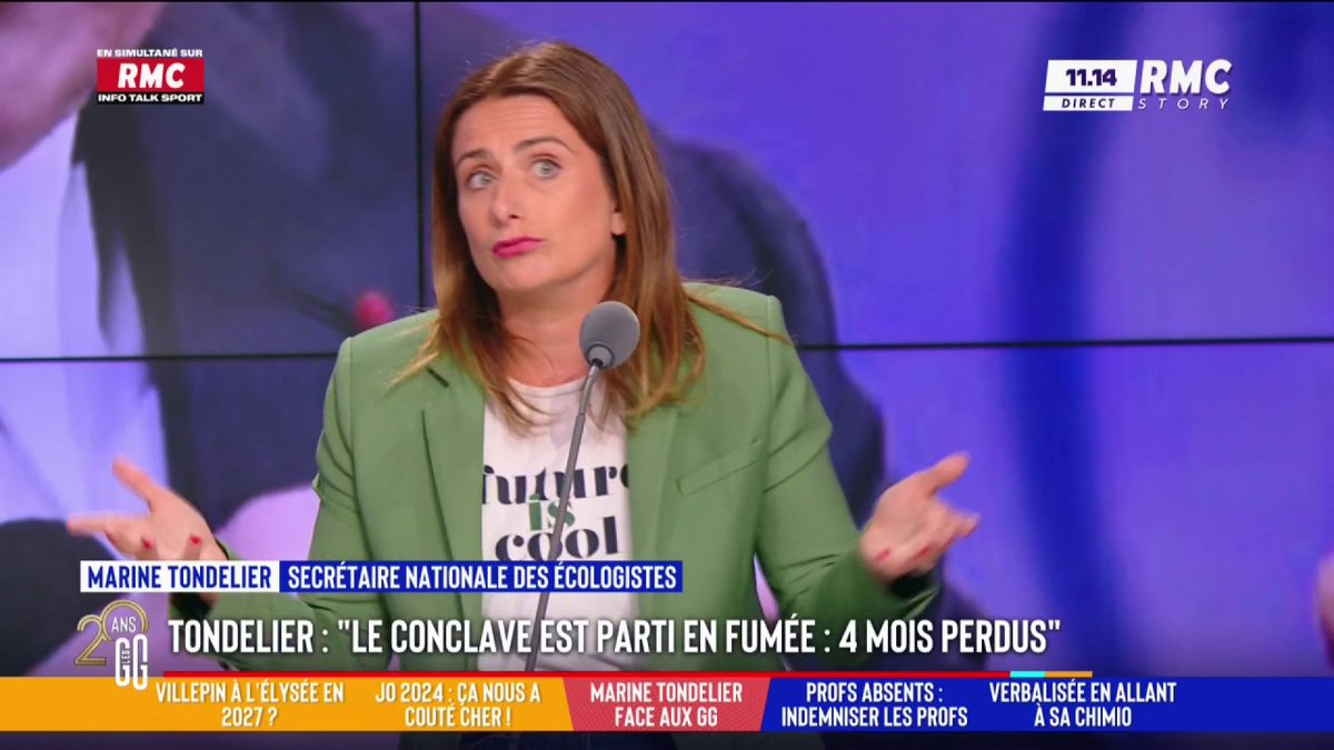 🚨 Marine Tondelier face aux GG ! 🎙️ "Le RN c'est : le peuple nous on le défend contre le système. Mais dès qu'on peut mettre le système à terre avec les retraites, il n'y a plus personne. Avec eux, les intérêts du peuple sont bien gardés." #GGRMC