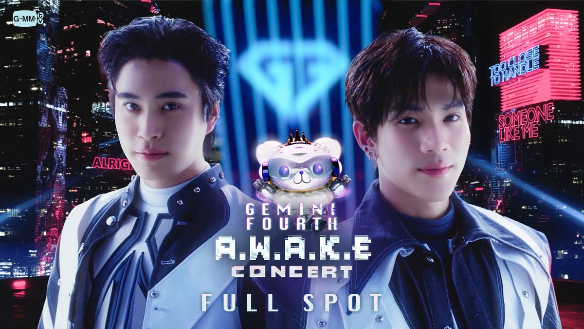 [FULL SPOT] GEMINI FOURTH A.W.A.K.E CONCERT 🖲️ 🗓️30-31 AUGUST 2025 📍Impact Arena, Muang Thong Thani MORE INFO : WED, 25 JUNE 2025 #GFAWAKEConcert #GMMTV gemini_nt FOURTH