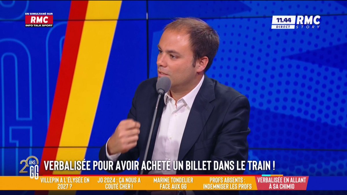 🚆 Une voyageuse qui se rendait à sa chimio verbalisée pour avoir acheté son billet après le départ 🗣️ Charles Consigny : "Il faut supprimer l'intéressement des contrôleurs aux amendes. Quand c'est un kaïra de 2 mètres de haut, le pourcentage intéresse moins." #GGRMC