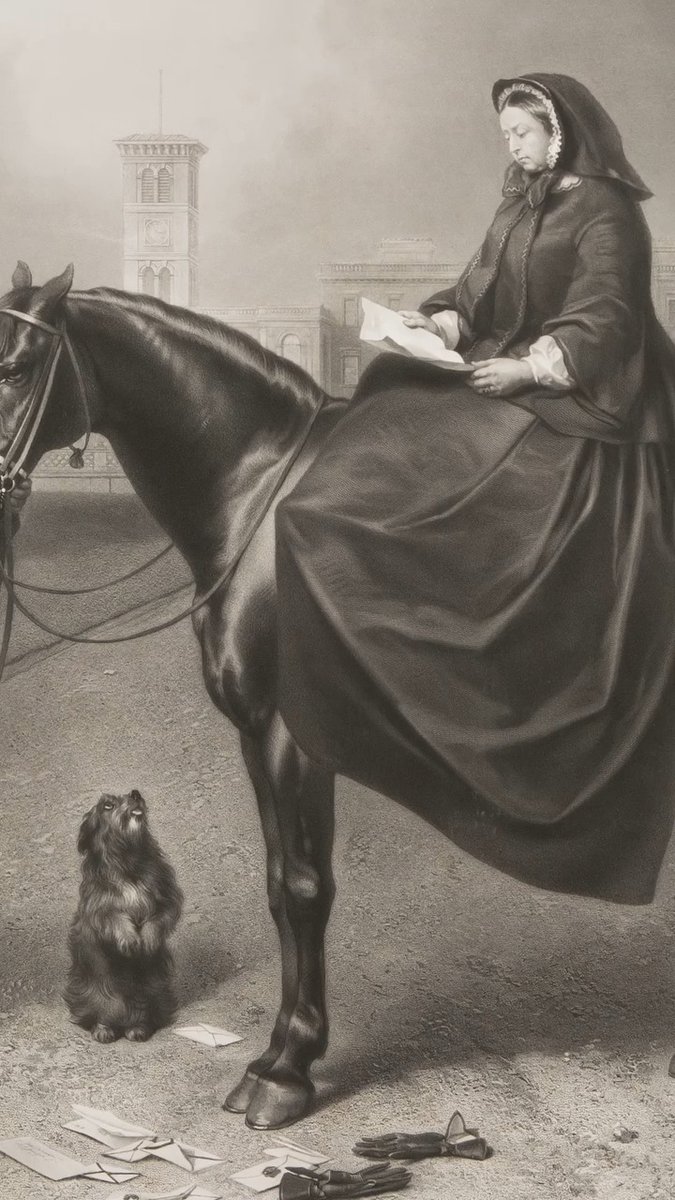 A girl's best friend 🐶 Queen Victoria owned hundreds of dogs throughout her life 🤩 When she was 13 years old Victoria was given a Cavalier King Charles Spaniel named Dash. Victoria was incredibly fond of Dash and he appears in many pieces of artwork from her childhood 🖼️