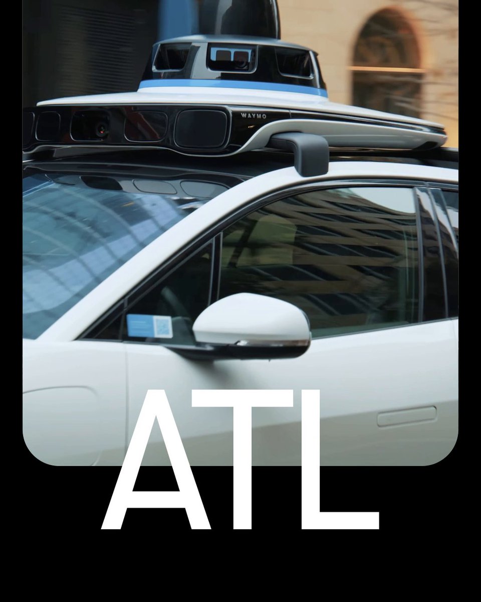 $UBER &amp; $GOOGL WAYMO LAUNCH FULLY AUTONOMOUS RIDES IN ATLANTA -- NOW LIVE ACROSS 65 SQUARE MILES