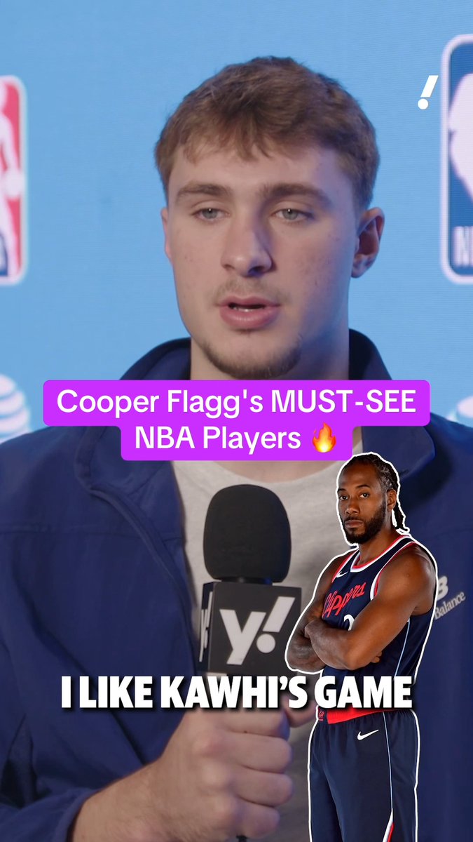 We asked Cooper Flagg who is in his personal "Big 3" of NBA players to watch 👀