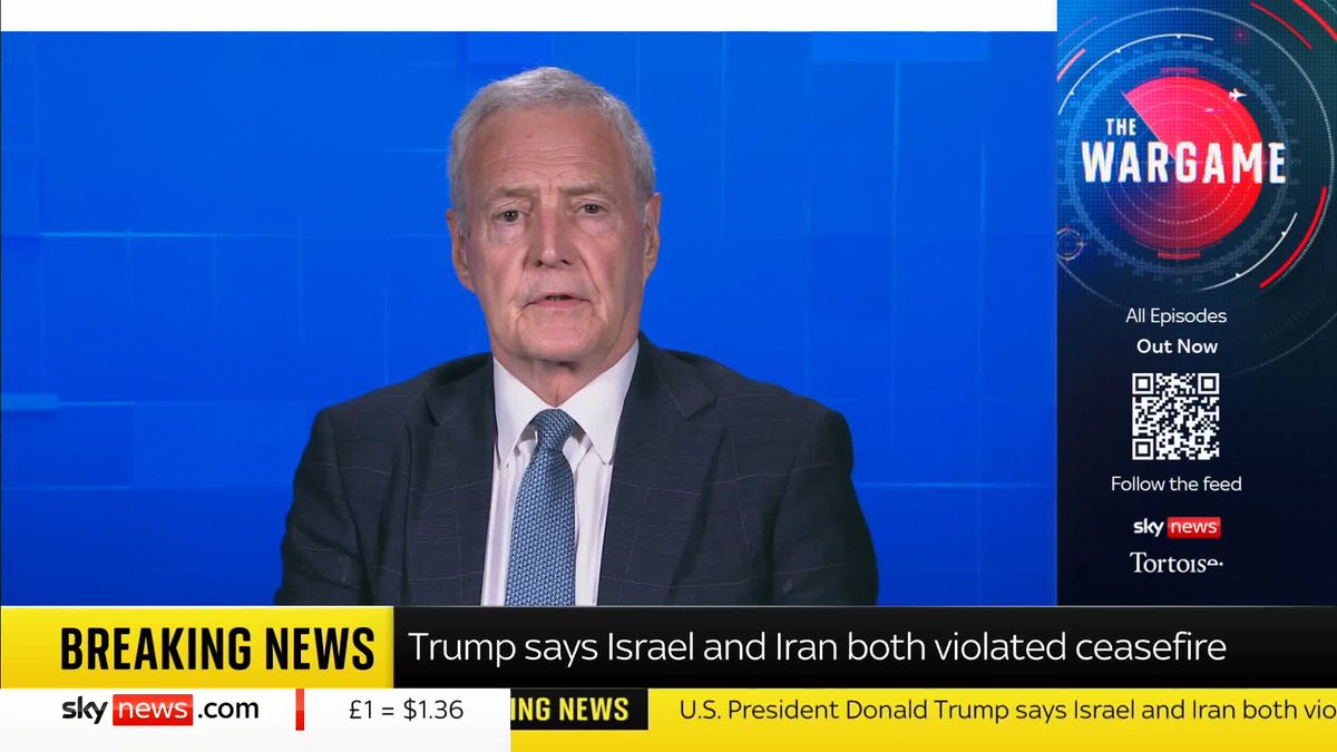 "When is a ceasefire not a ceasefire?" - JayneSeckerSky Security and defence analyst Michael Clarke says "for a ceasefire to hold, particularly in the earlier stages, both sides have to keep recommitting themselves to it." Listen in full ⬇️