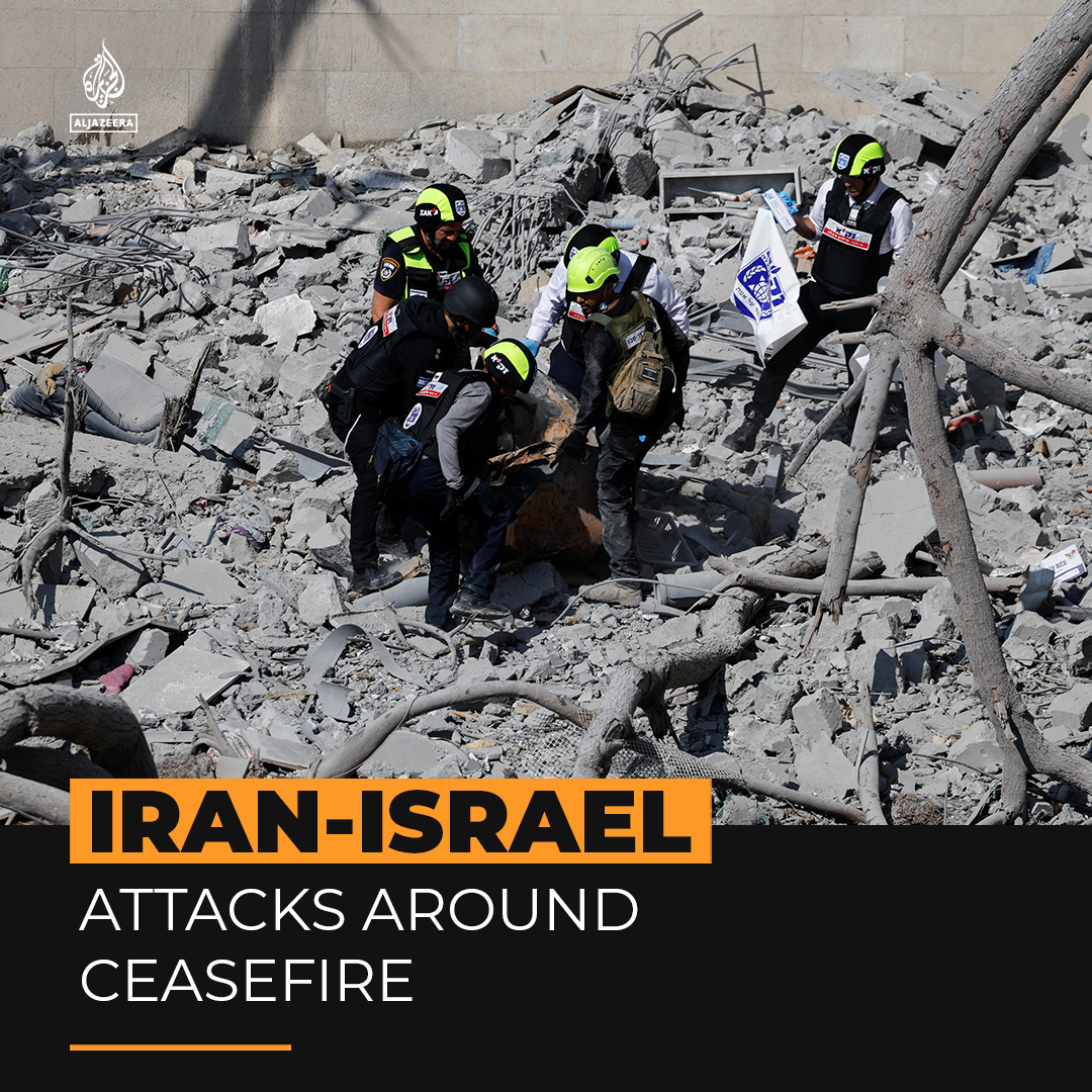 Iran and Israel continued to attack one another in the hours before a ceasefire announced by US President Donald Trump. Iran fired missiles up until the deadline on Tuesday morning, hours before Israel is set to end its attacks.