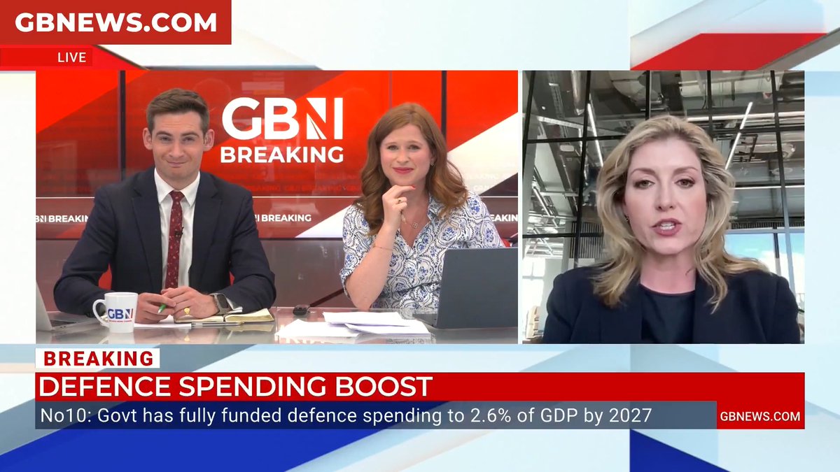 'If Puff the magic dragon held a cigar party in the Palace of Versailles, you couldn't have any more smoke and mirrors than the treasury has deployed today.' Former Defence Secretary Dame Penny Mordaunt says Labour's defence spending plans are a 'mess'.
