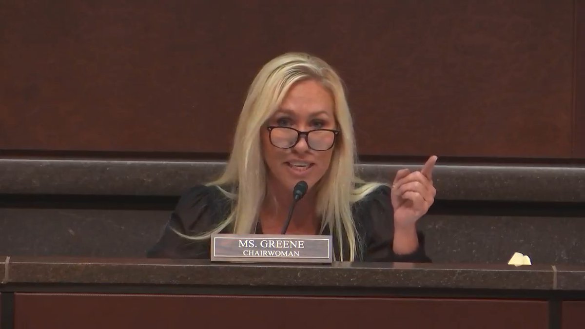 🔥 WATCH: Chairwoman Marjorie Taylor Greene EXPOSES Democrats for flip-flopping on government cuts and calls for codifying them. “Department of Government Efficiency identified $180B in savings in months ... We need to lock in DOGE savings for taxpayers.” We must END waste, fraud, and abuse for good in our government.