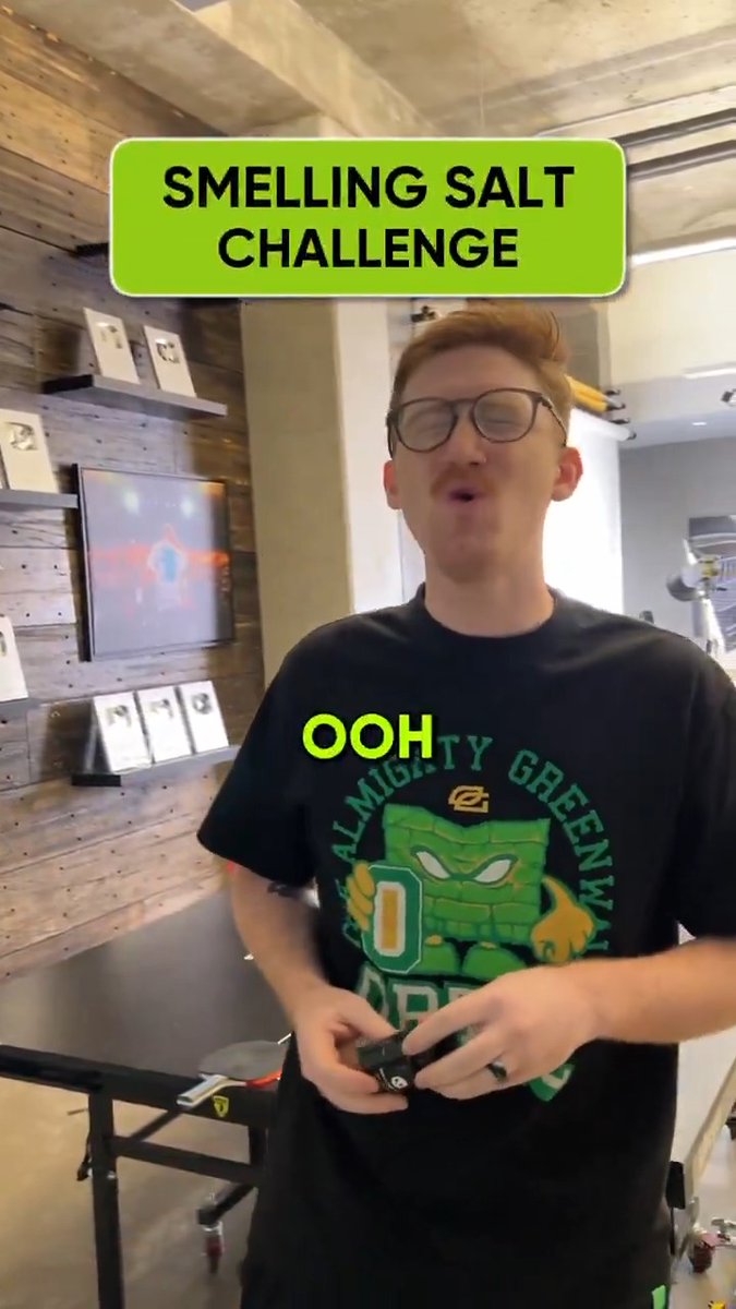 We had the guys try Smelling Salts…. 🫨