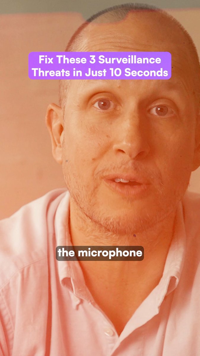 Mobile spyware can turn your camera and mic into live feeds. Disable biometric unlocks, use USB “condoms,” and stay on a trustworthy #VPN. 🎥 Watch full interview with investigative journalist Vegas Tenold:
