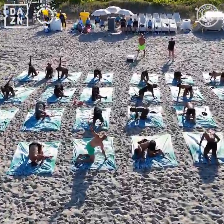 تدريبات اليوم بشكل مختلف 🧘‍♂️🏝️
