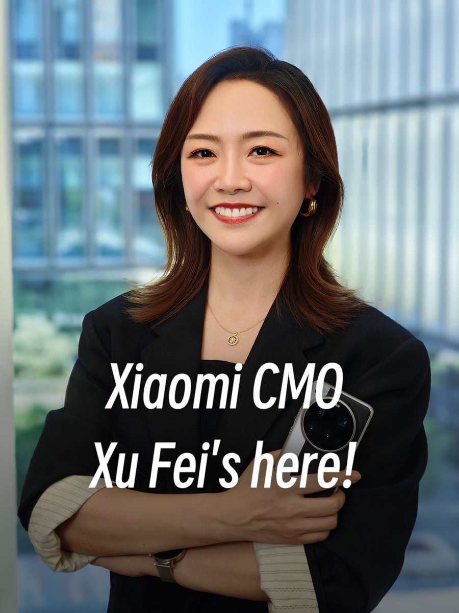 Hi everyone, I'm Fei, CMO of #Xiaomi. I'm very excited to be here and connect with our global community. Looking forward to chatting and getting to know #XiaomiFans around the world.