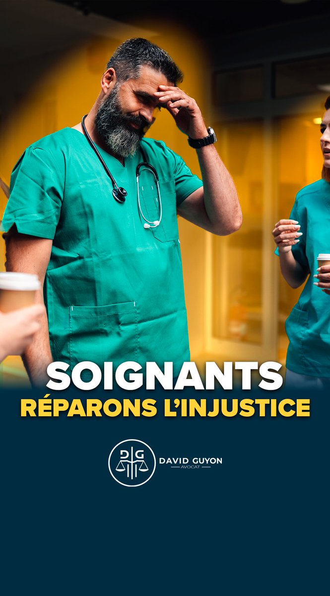 👩⚕️ Ils ont soigné. 👨⚕️ Ils ont protégé. Et du jour au lendemain, ils ont été suspendus sans aucune rémunération, avec une interdiction de travailler et de percevoir la moindre aide sociale. Des milliers de soignants ont été mis à l’écart du jour au lendemain pour avoir exercé leur liberté de refuser un produit expérimental dont les effets secondaires étaient inconnus. Pourtant, la santé publique se construit avec eux, pas contre eux. 🔎 Leur suspension n’était ni une mesure de précaution, ni une solution sanitaire. C’était une mise au ban brutale, sans concertation, sans recours. Une clé de bras, un couteau sous la gorge pour les contraindre par la violence économique à consentir à l’injection. Aujourd’hui, la justice est leur dernier recours ! Reconnaître leur droit, obtenir réparation, et garantir qu’une telle injustice ne se reproduira pas, voilà le combat que nous menons avec les 400 soignants que nous accompagnons partout en France. 👊 Au cabinet, nous agissons à leurs côtés, défendons leur dignité et faisons entendre leur voix. #JusticePourLesSoignants #SantéPublique #DroitsFondamentaux #Réparation #DroitPublic