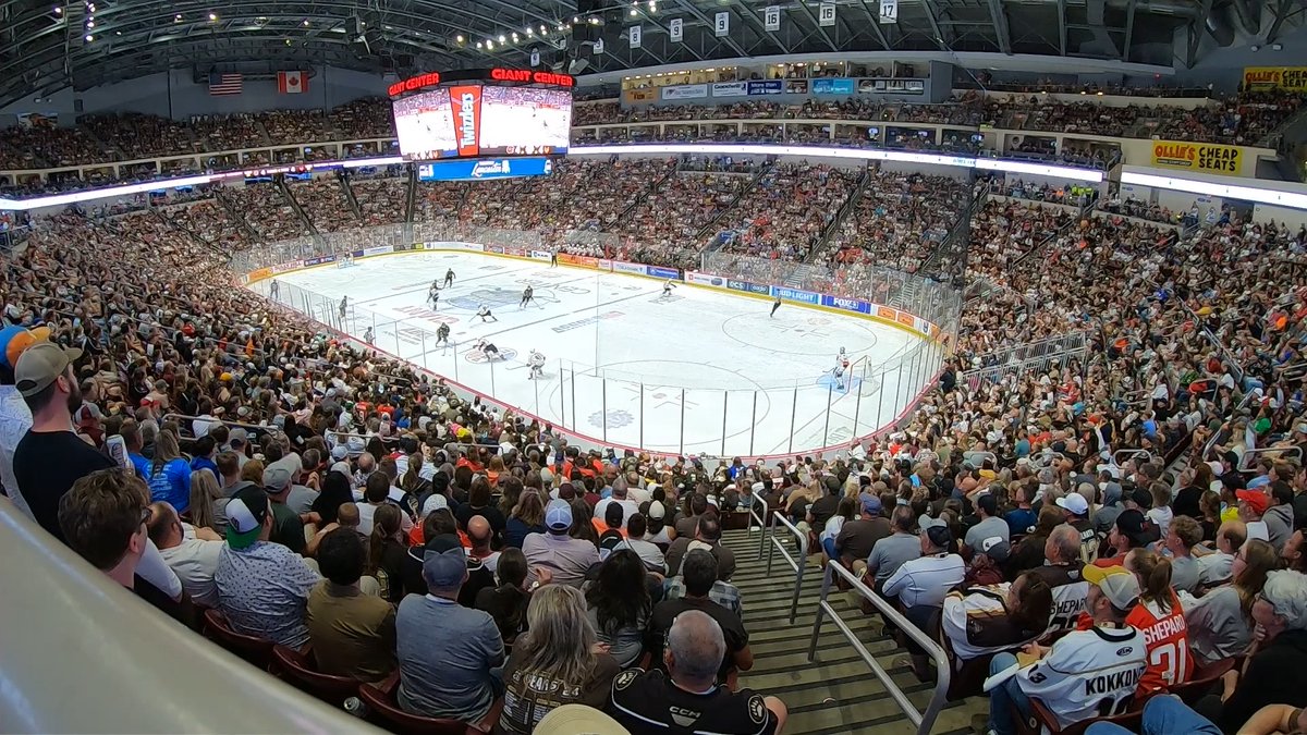 A moment that feels like just yesterday. One year ago, we were 11,013 strong at GIANT Center as Matt Strome scored the game-winner to capture our 13th Calder Cup!