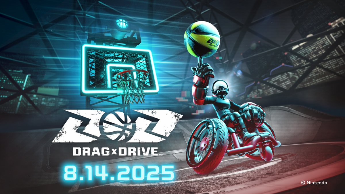 Get ready, Drag x Drive arrives Aug 14 on Nintendo Switch 2, exclusively on the Nintendo eShop! Pre-order now: