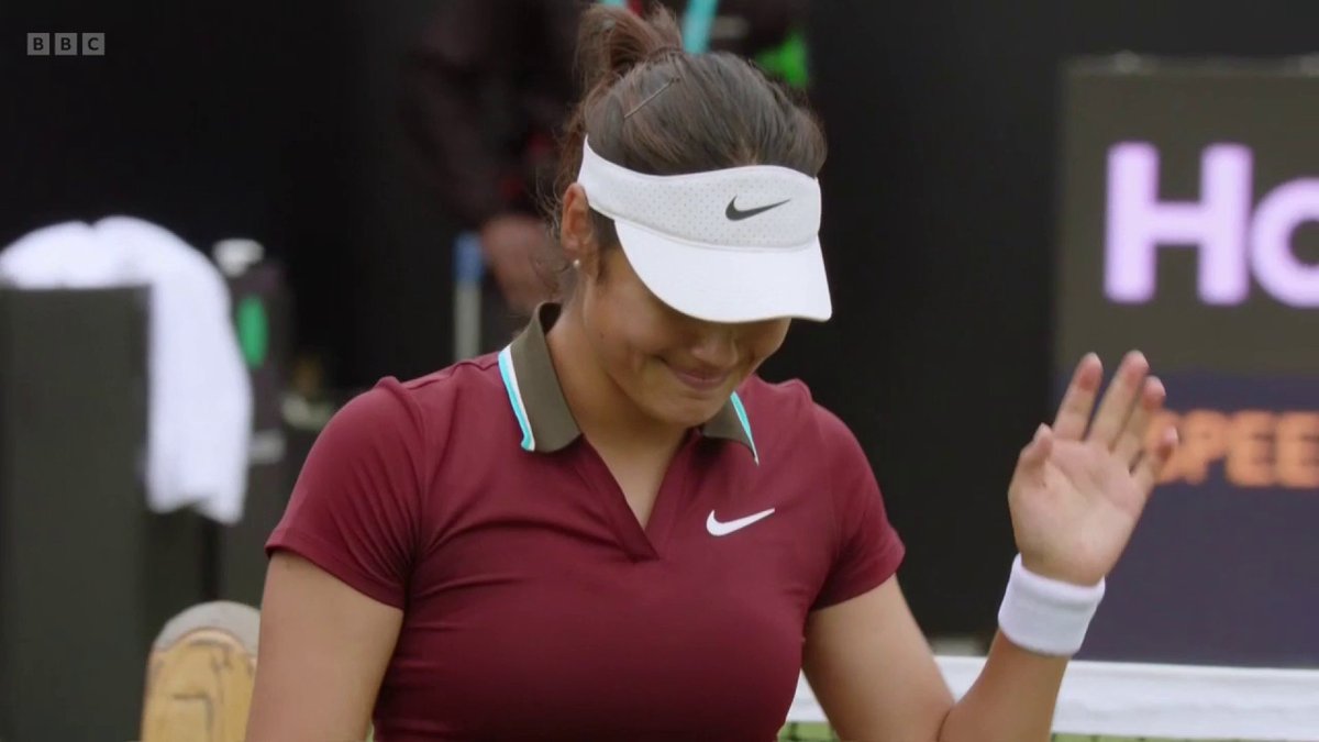 Tears from Emma Raducanu after a hard-fought victory against Ann Li ❤️