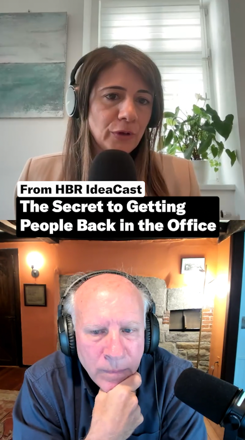 In a hybrid world, social connection takes extra effort. 🎧 Listen to the full IdeaCast episode here: