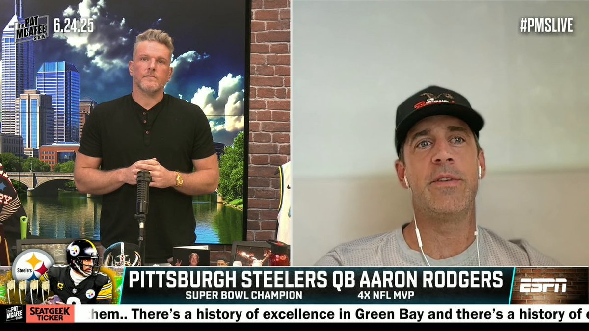 “I’m pretty sure this is it.” Aaron Rodgers told the Pat McAfee he anticipates this will be his final season in the NFL.