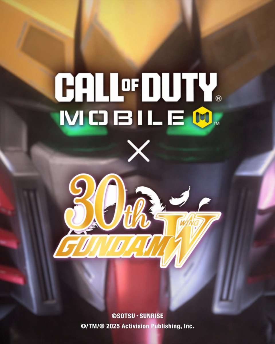 Celebrating the 30th Anniversary of Gundam Wing! One Mech from Gundam Wing will join #CODMobile in Season 6: Gundams Arrive on July 2nd at 5 PM PT. 👀